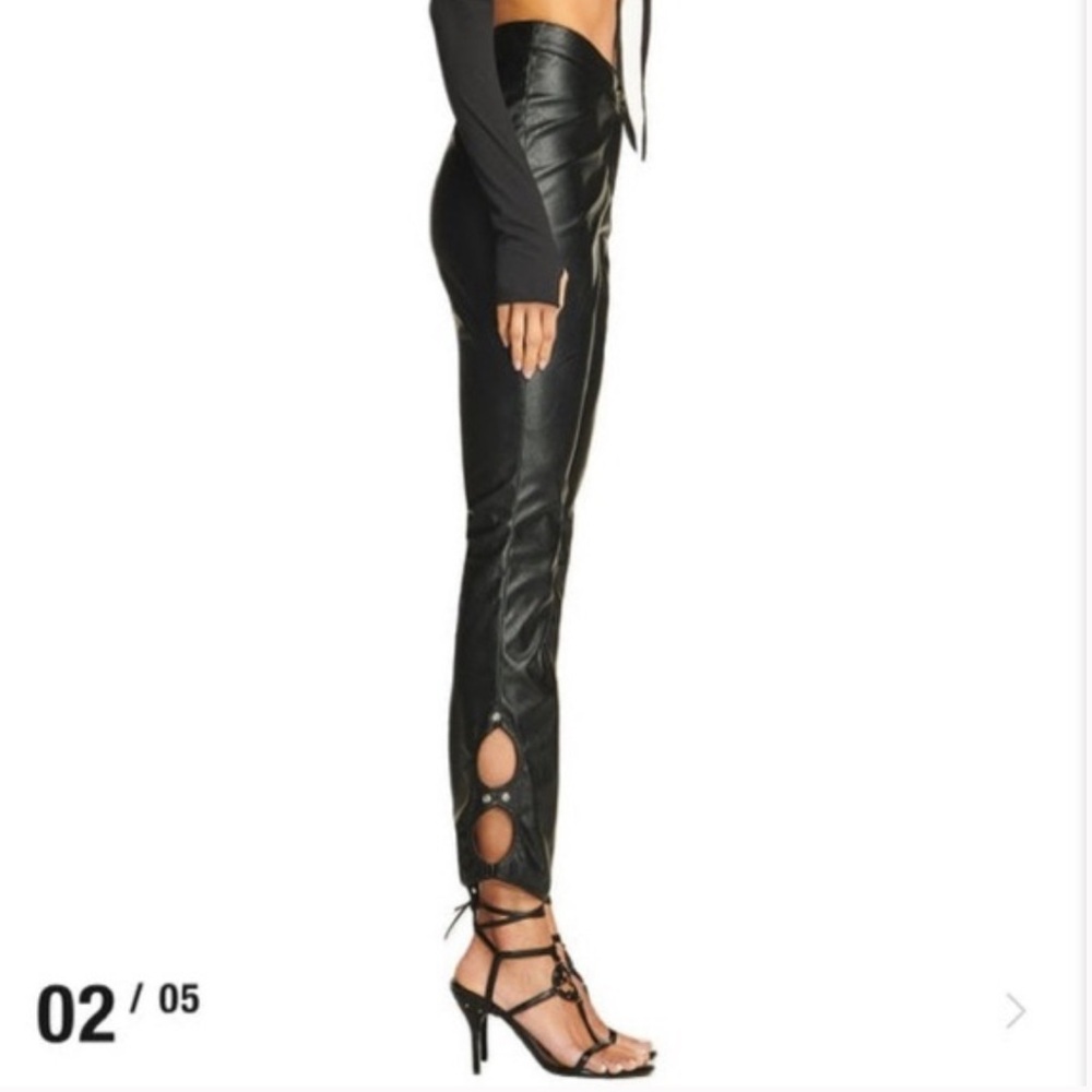 I AM GIA Leather Cirdan Pants NWT